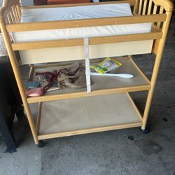 Wooden Changing Table 