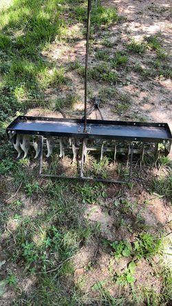 Pull behind a mower