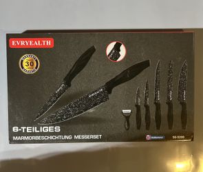 6  piece knife set