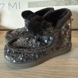 Used Kids MOU Booties, Made In Italy! Size EUR 31, US 8 Inch 
