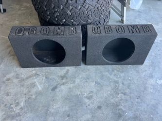 Two 12” subwoofer pro boxes