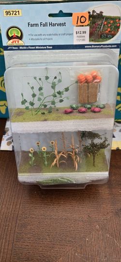 NEW O Scale Farm Fall Harvest Scenery 