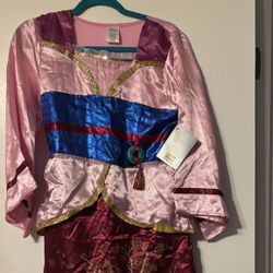 Disney Store Mulan Dress Halloween costume Child Size 13 XL