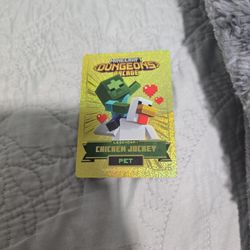 Minecraft Dungeons Arcade SERIES 5 LEGENDARY CHICKEN JOCKEY CARD