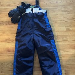 Zero X Posur - Youth Large Snow Pants/Overalls And REI Gloves