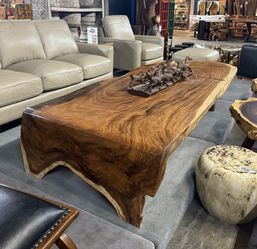 Monkey Pod Bended Coffee Table 