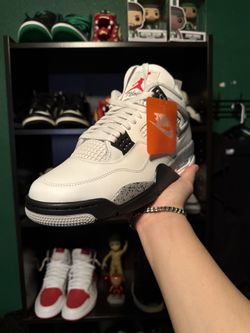 2025 Jordan 4 White Cement
