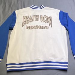 Men’s Death Row Records Varsity Jacket - Size Extra Large. 