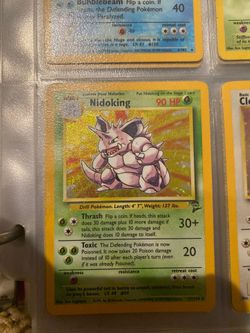 Nidoking Pokémon Card Holographic