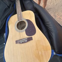 Burswood Acoustic Guitar Needs Tune Up