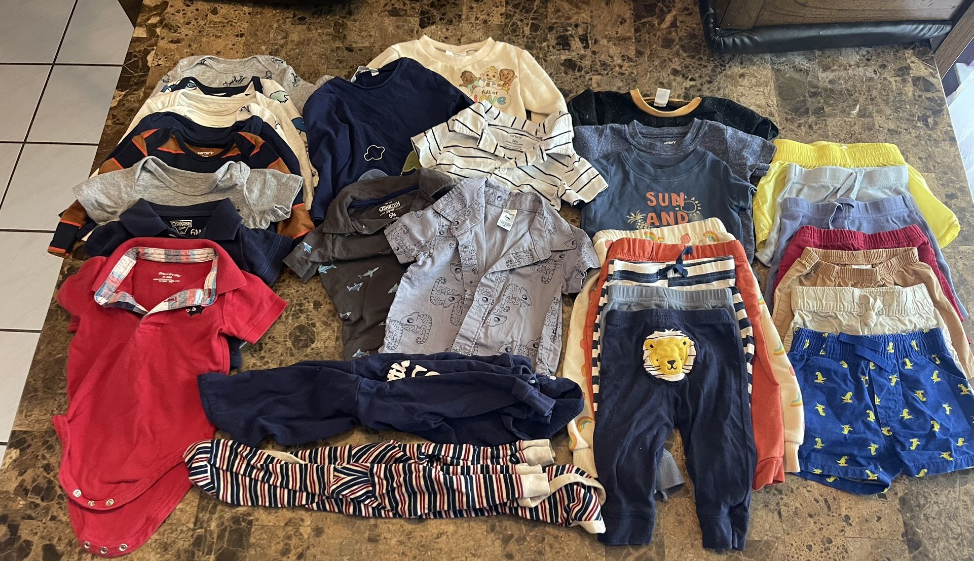 Baby Cloths 6-9 Months 31 Pieces 