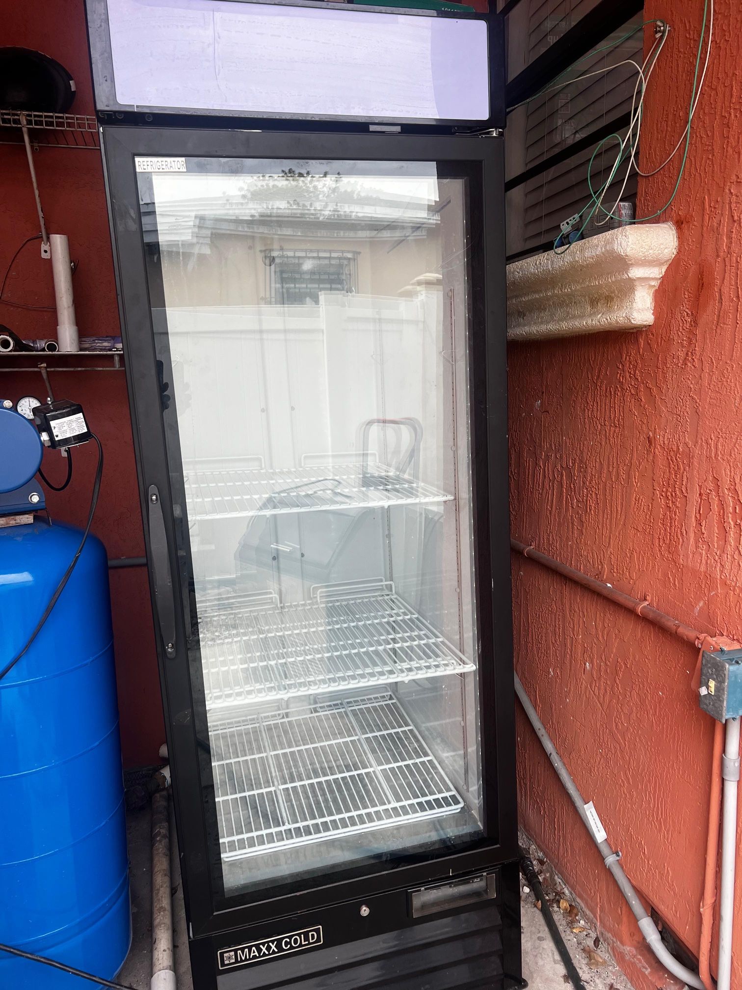 SALE!!! Refrigerator Single Glass Door Commercial Cooler Maxx Cold