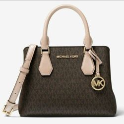 Michael Kors - Camille Small Logo, Leather Satchel