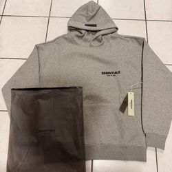 Essential Hoodie Dark Oat