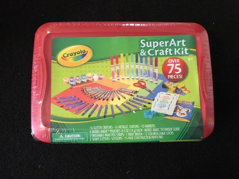 75 piece Crayola Super Art & Craft Kit. I paid $27+ taxes. $20 obo taxes it.