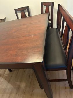 High Top 6 Seater Table and Dresser!