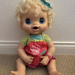 Hasbro  Baby Alive Doll Works  Talking Baby 15"
