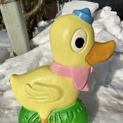 1995 18” Ducky Blow Mold-Vintage Easter Duck