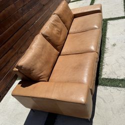 Top Quality Tan Leather Sofa