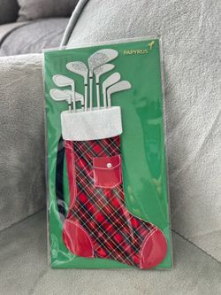 Golf Christmas card
