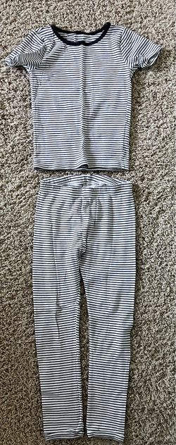 Girls Striped Pajama Set
