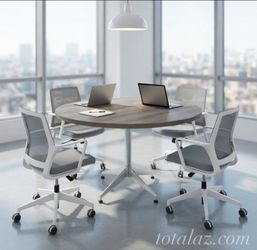 Modern Gray Round Table