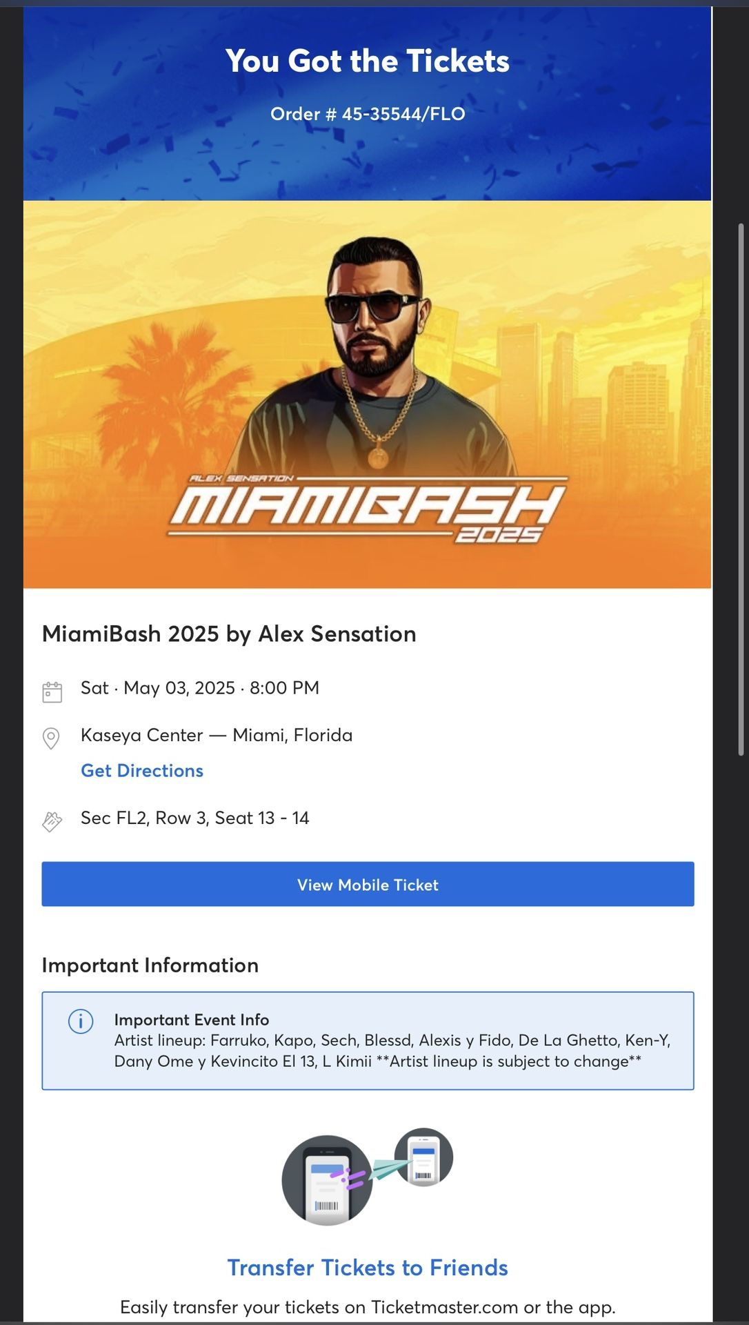 Miami Bash Concert