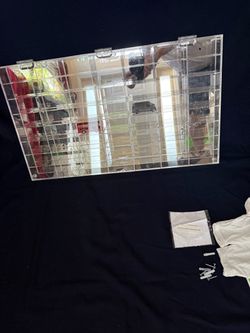 Clear Acrylic Display Case with Hardware