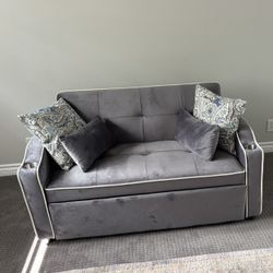 Sleeper Sofa Bed: Pull Out With USB Port