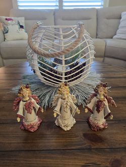 BLUE SKY ANGEL ORNAMENTS