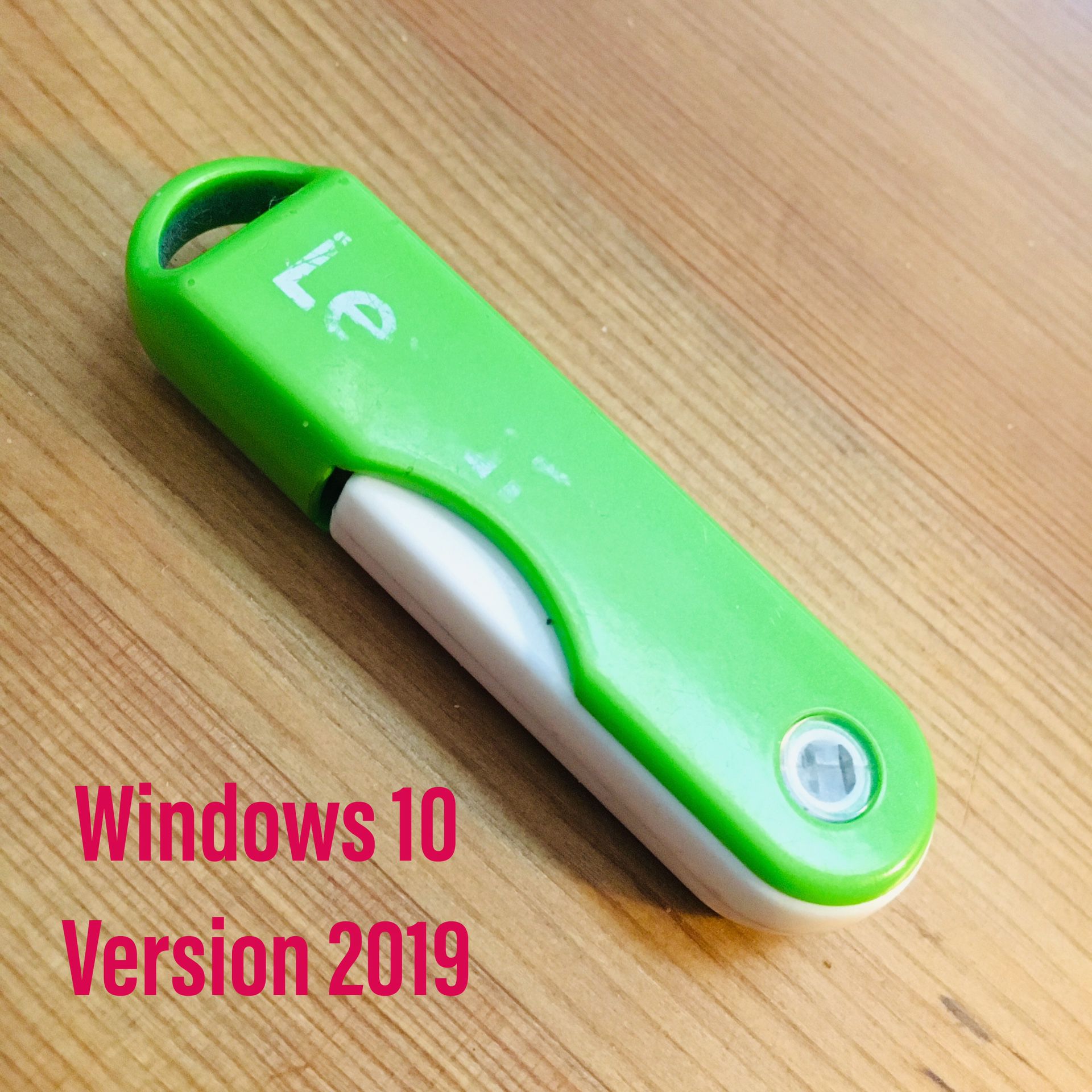 Windows 10 setup flash drive version 2019