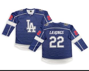 $50 NEW ADULT XL DODGERS LA KINGS JERSEY GIVEAWAY NIGHT HOCKEY BASEBALL 