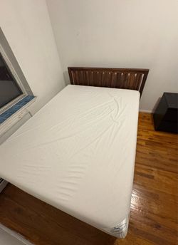 Queen size Bed frame + Mattress