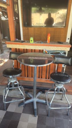 Stool and table