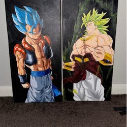 Gogeta And Broly Canvas