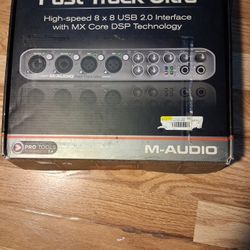 M-Audio Fast Track Ultra USB Audio Interface – 8x8 w/ Original Box $75