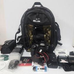 Canon EOS 5D Mark IV Digital SLR Camera Bundle (Body Only) + Professional Accessories & Backpack 