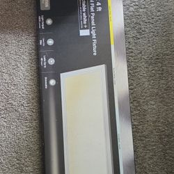 Nickel Flat Panel Light Fixture 1ft×4ft