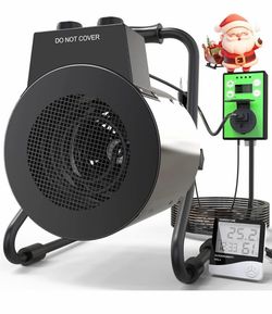 Greenhouse heater with digital thermostat