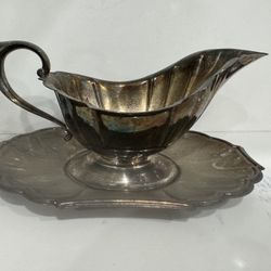 Gravy Boat And Butter Dish 