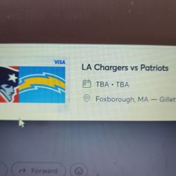 Pats Chargers Tix Dec 29, 2024