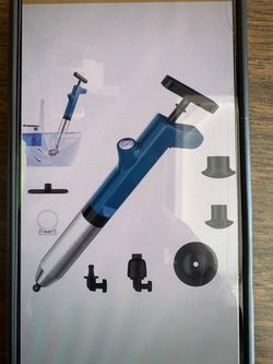 High pressure toilet plunger