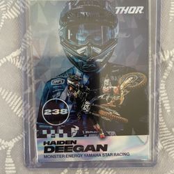 2022 Thor Mx Star Racing Yamaha Haiden Deegan 238 Rookie Card 