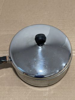 Vintage Farberware 2 qt Aluminum Clad Stainless Steel Sauce Pan Pot with  Lid