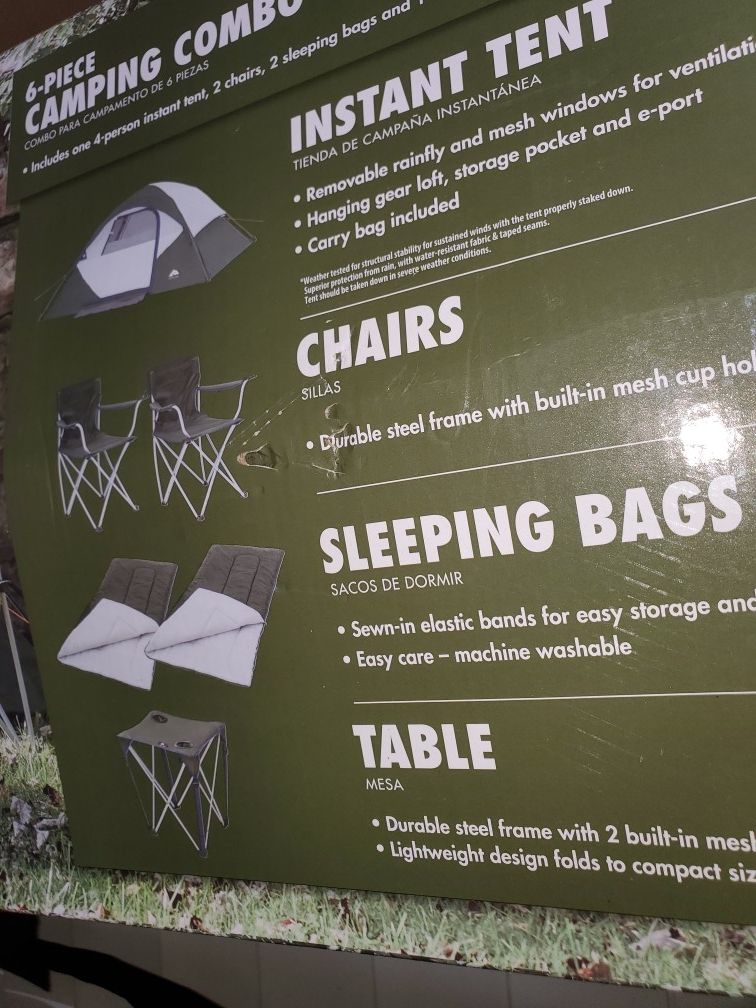 OZARK 6 Pcs Camping Combo