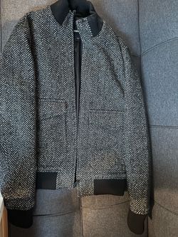 Express Herringbone Bomber Jacket Men’s XS