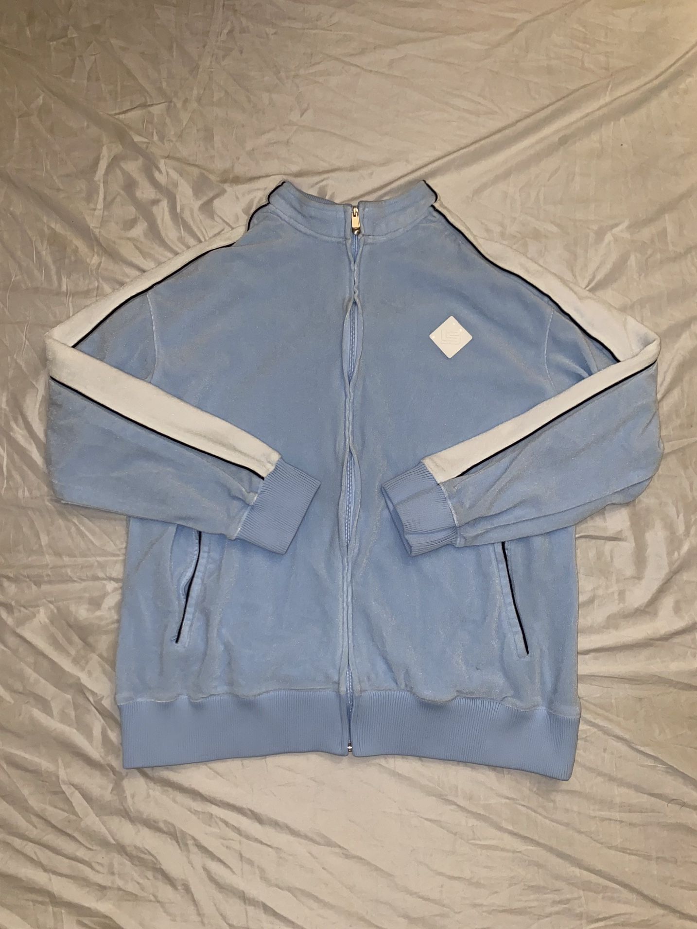 RARE! Nike Vintage (VTG) LeBron L23 Velour Jacket "Baby Blue" - Size XL
