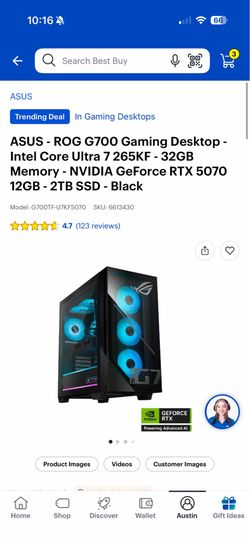 Asus rog g700 gaming desktop