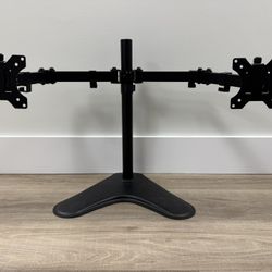 VO Dual LED LCD Monitor Free-Standing Desk Stand 