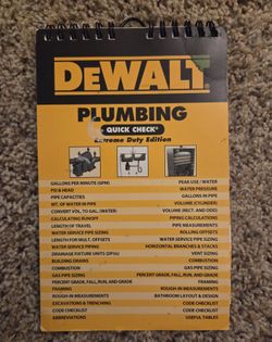 Dewalt Plumbing Quick Check: Extreme Duty Edition